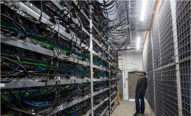 A row of Mining Farms